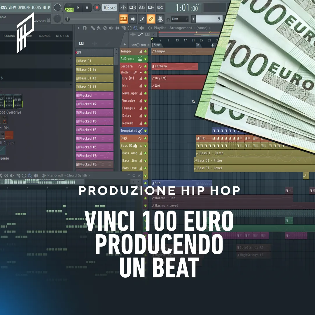 Produzione Hip Hop: vinci 100 euro producendo un beat
