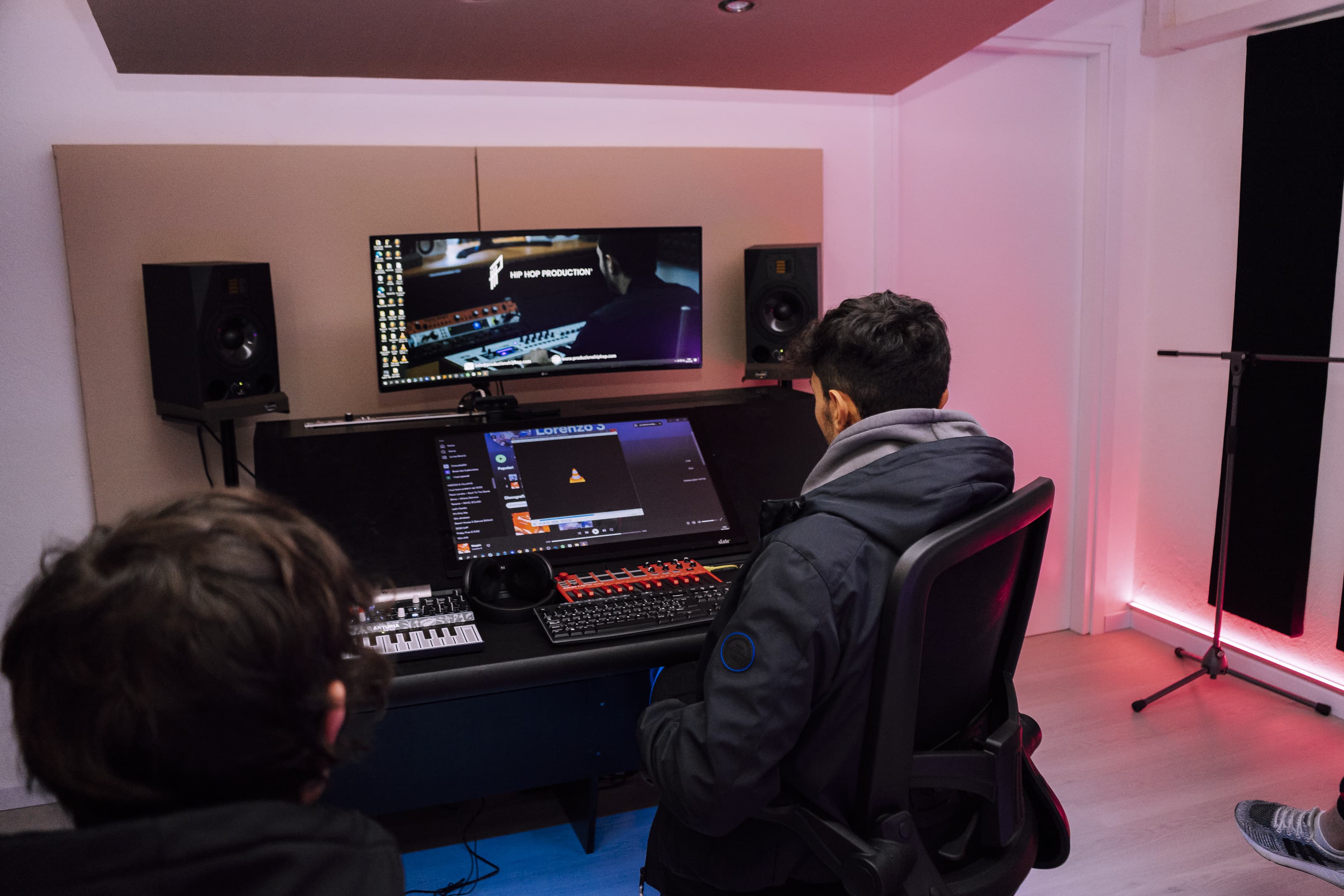 Attrezzatura professionale dello studio didattico